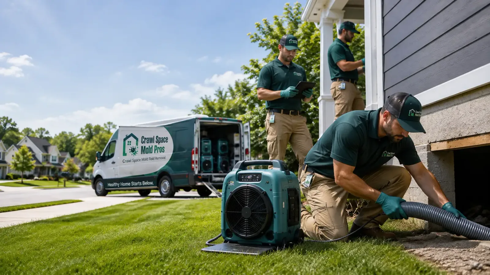 Crawl Space Mold Removal in Dunbarton, NH